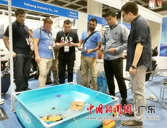 深企研发水下机器人亮相2018香港春季电子产品展